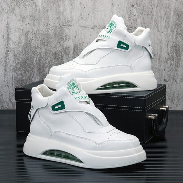 White Sneakers Men's Shoes Sports Trendy Versatile Spring Student Men's Shoes 2025